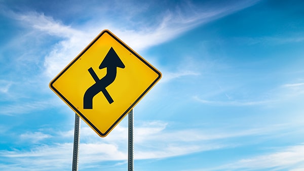 This sign warns drivers to  _____________.