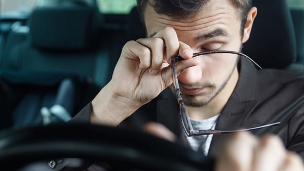 If you are driving and you feel that you cannot stay alert and awake, you: