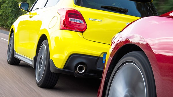 When you follow too closely and another driver cuts suddenly in front of you, what is the best thing to do?
