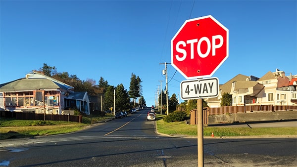 This sign tells the driver they are entering __________.