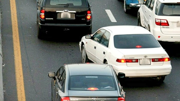 Before changing lanes, you must: