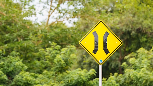 This sign warns drivers that _____________.