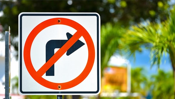 This sign means: