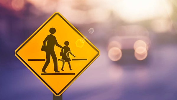 This sign warns drivers  _____________.