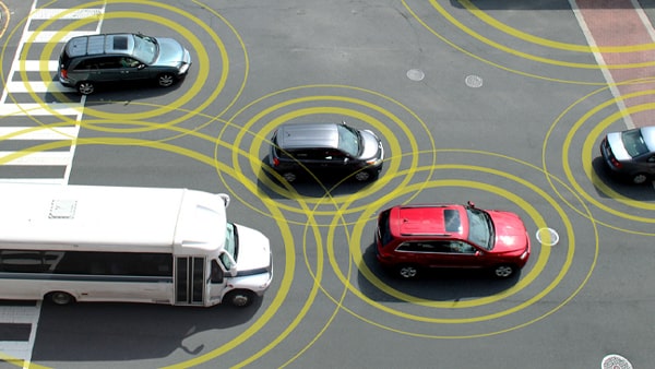 What is the benefit of a "space cushion" around your vehicle?