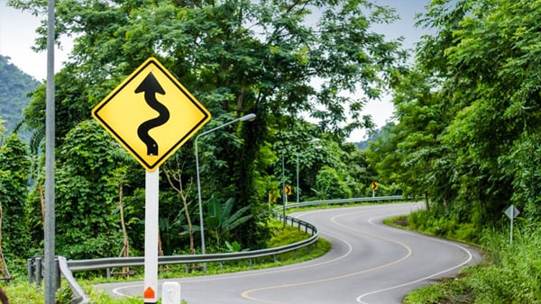 This sign tells you that: