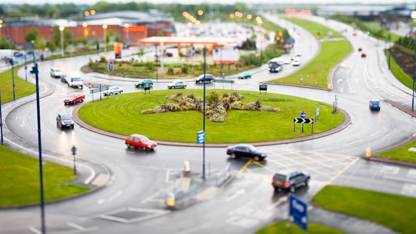 You have the right-of-way when you are: